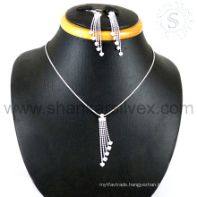 Amazing !! 925 Sterling Plain Silver Jewelry Sets /Handmade Silver Jewelry /Beautiful Indian Silver Jewelry 3SPS1014-1